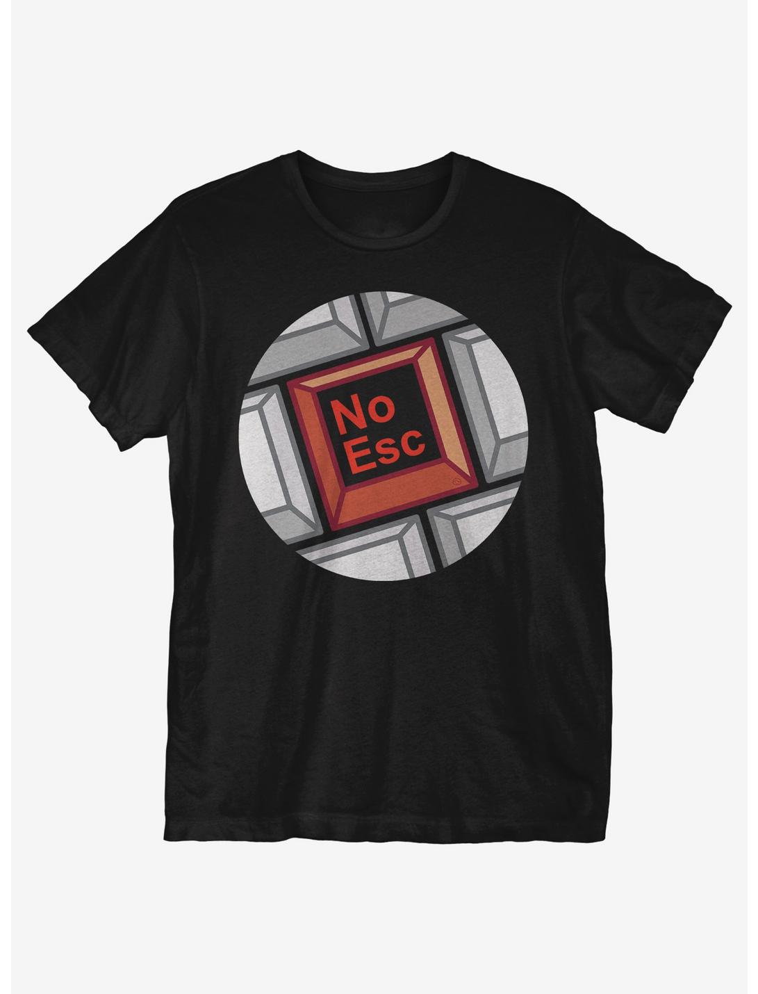 No Escape Keyboard T-Shirt, BLACK, hi-res