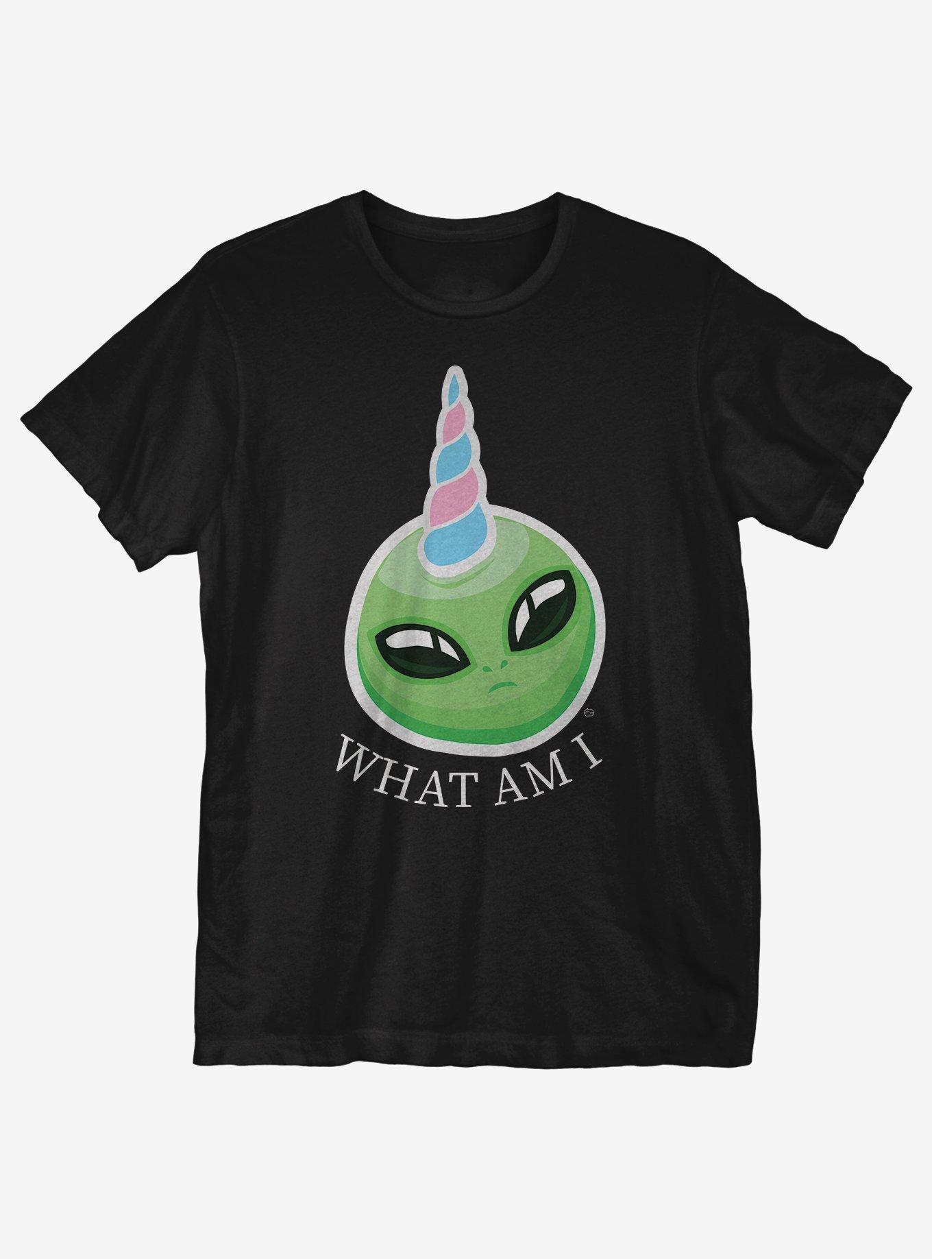Unicorn Alien T-Shirt, BLACK, hi-res