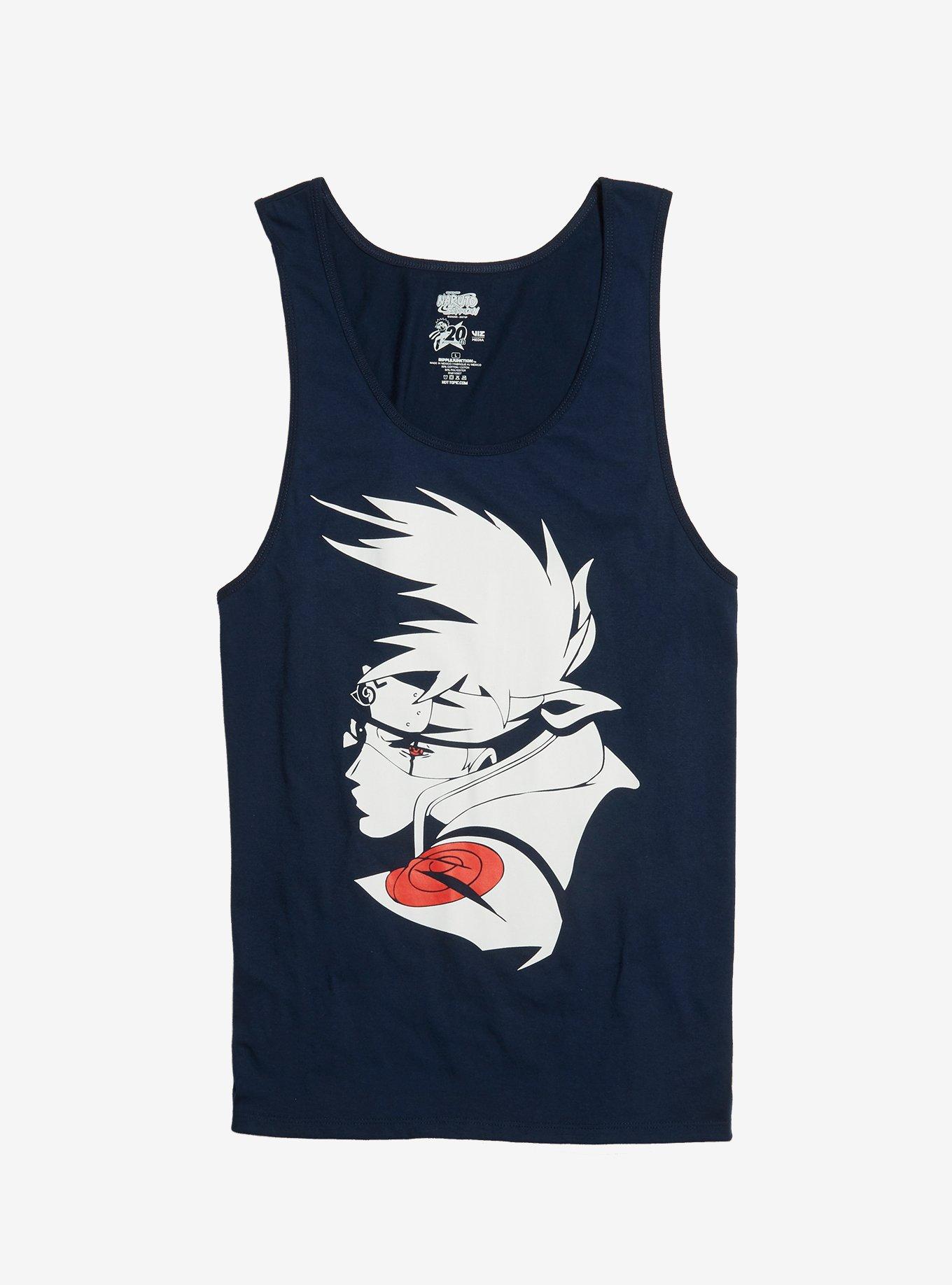 Naruto Shippuden Kakashi Tank Top, NAVY, hi-res