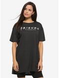Friends Logo Women's Sleep Shirt - BoxLunch Exclusive, MULTI, hi-res