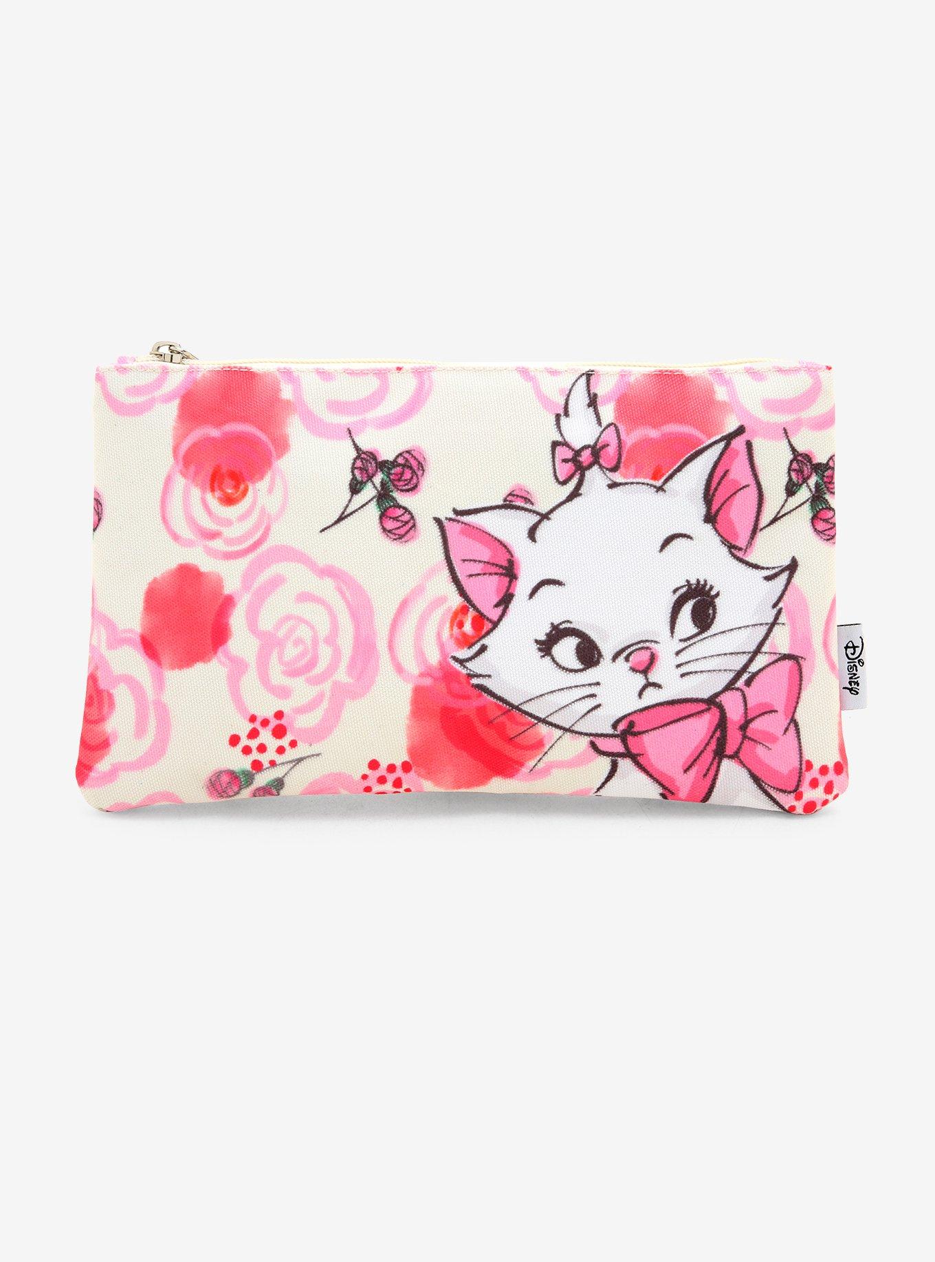 Loungefly Disney Aristocats Marie Floral Makeup Bag, , hi-res