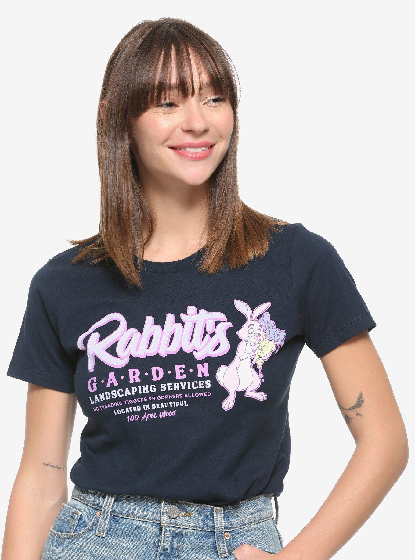 Disney Winnie the Pooh Rabbit's Garden Women's T-Shirt - BoxLunch Exclusive, PURPLE, hi-res