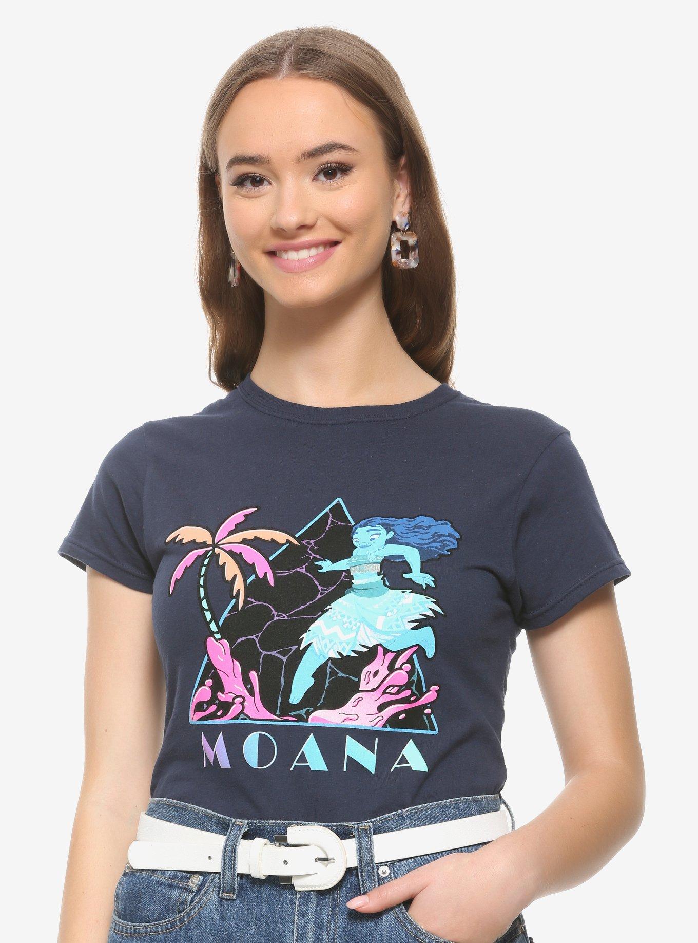 Disney Moana Neon Triangle Women's T-Shirt, PURPLE, hi-res