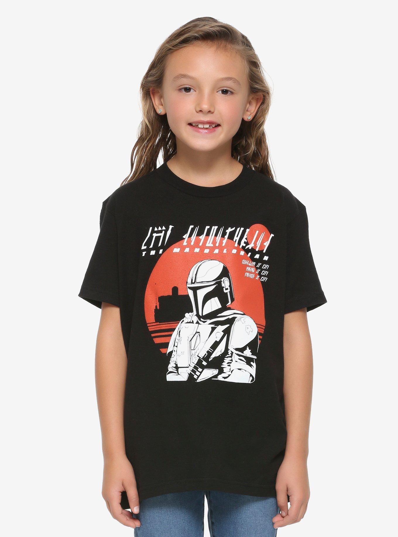 Star Wars The Mandalorian Sunset Youth T-Shirt - BoxLunch Exclusive, MULTI, hi-res