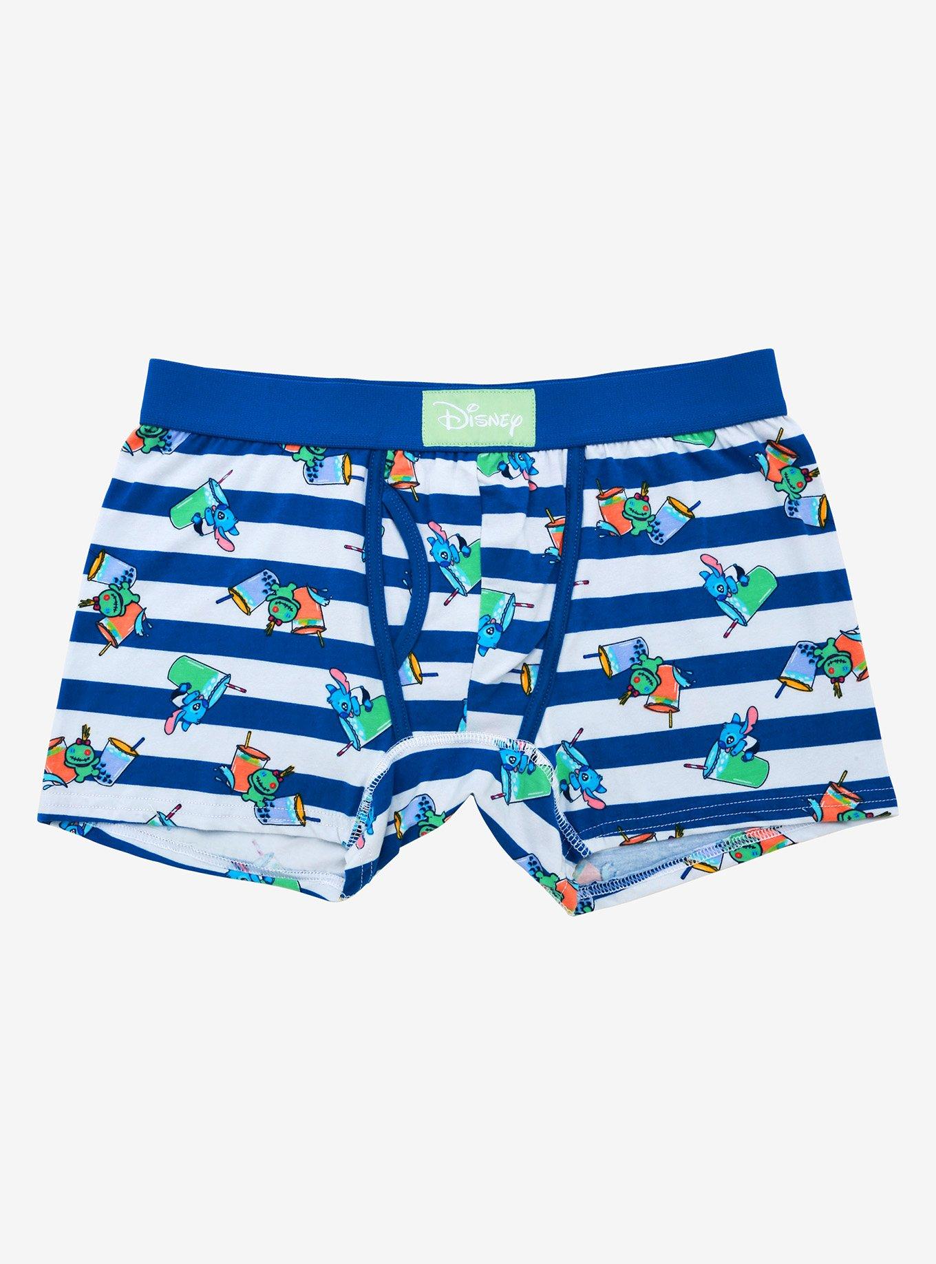Disney Lilo & Stitch Stitch & Scrump Boba Boxers - BoxLunch Exclusive, MULTI, hi-res