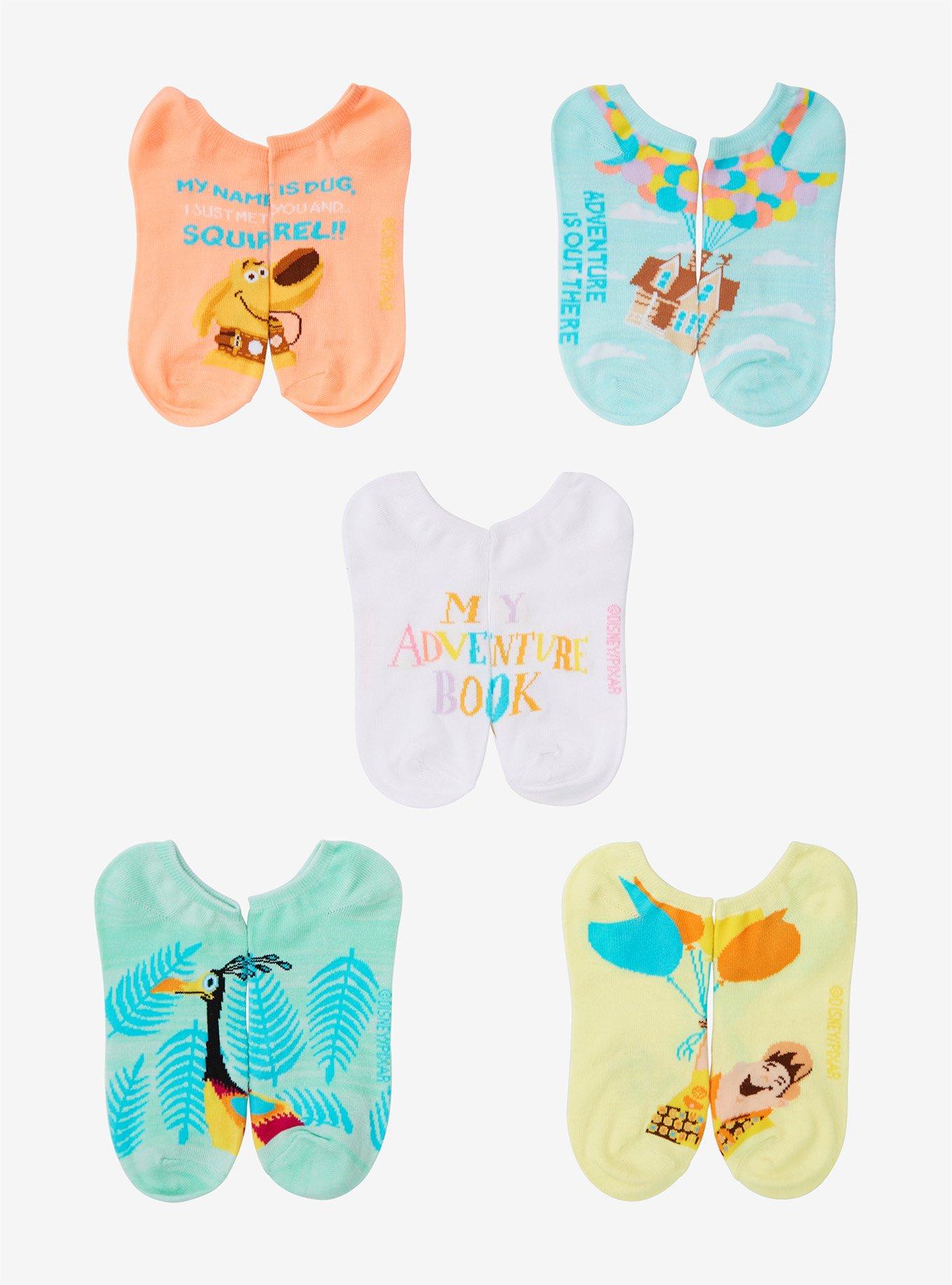 Disney Pixar Up Russell, Kevin, & Dug Ankle Sock Set, , hi-res