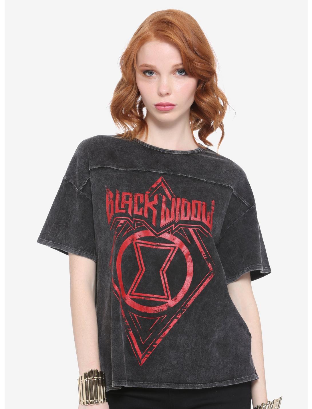 Her Universe Marvel Black Widow Tour Girls T-Shirt, MULTI, hi-res