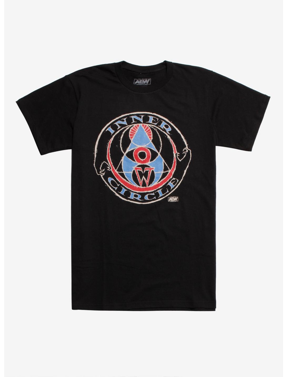 All Elite Wrestling Chris Jericho Inner Circle T-Shirt, BLACK, hi-res