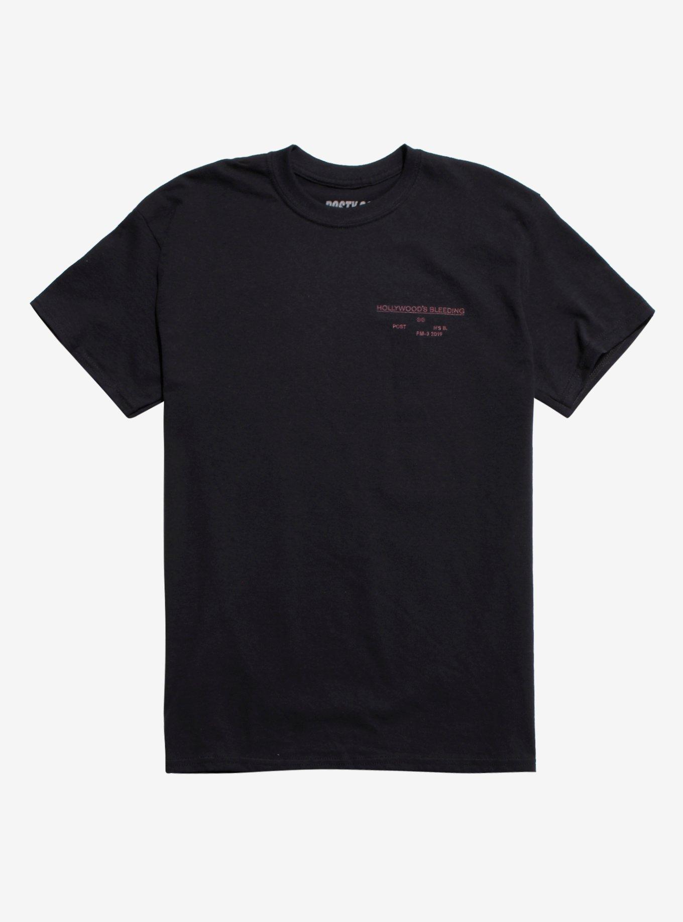 Post Malone Hollywood's Bleeding T-Shirt, BLACK, hi-res