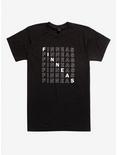 Finneas Repeat Logo T-Shirt, BLACK, hi-res