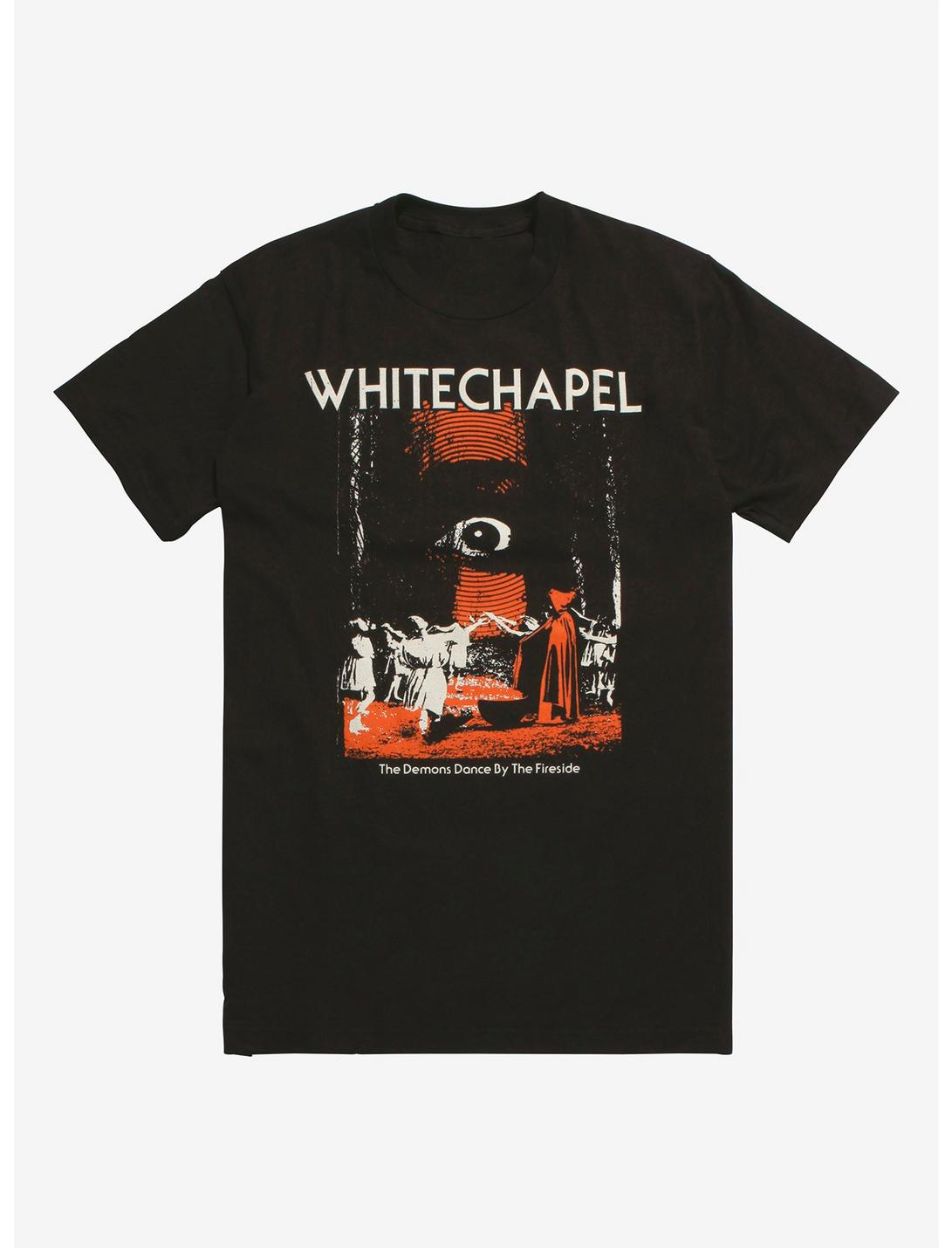 Whitechapel Demons Dance By The Fireside T-Shirt, BLACK, hi-res