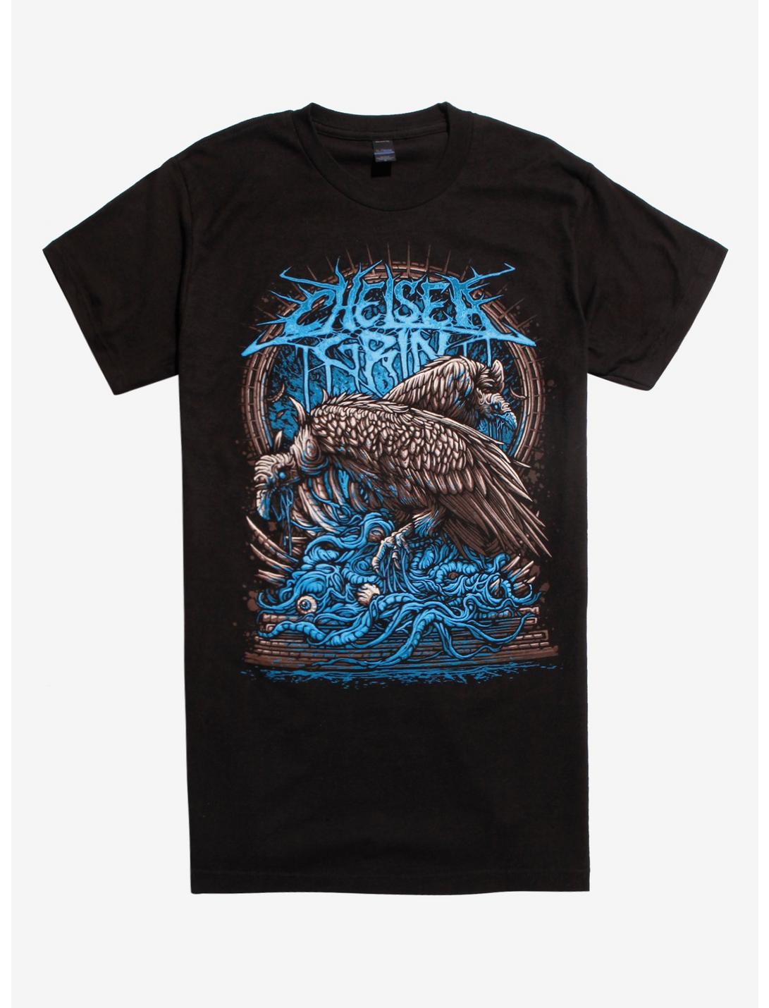 Chelsea Grin Vultures T-Shirt, BLACK, hi-res