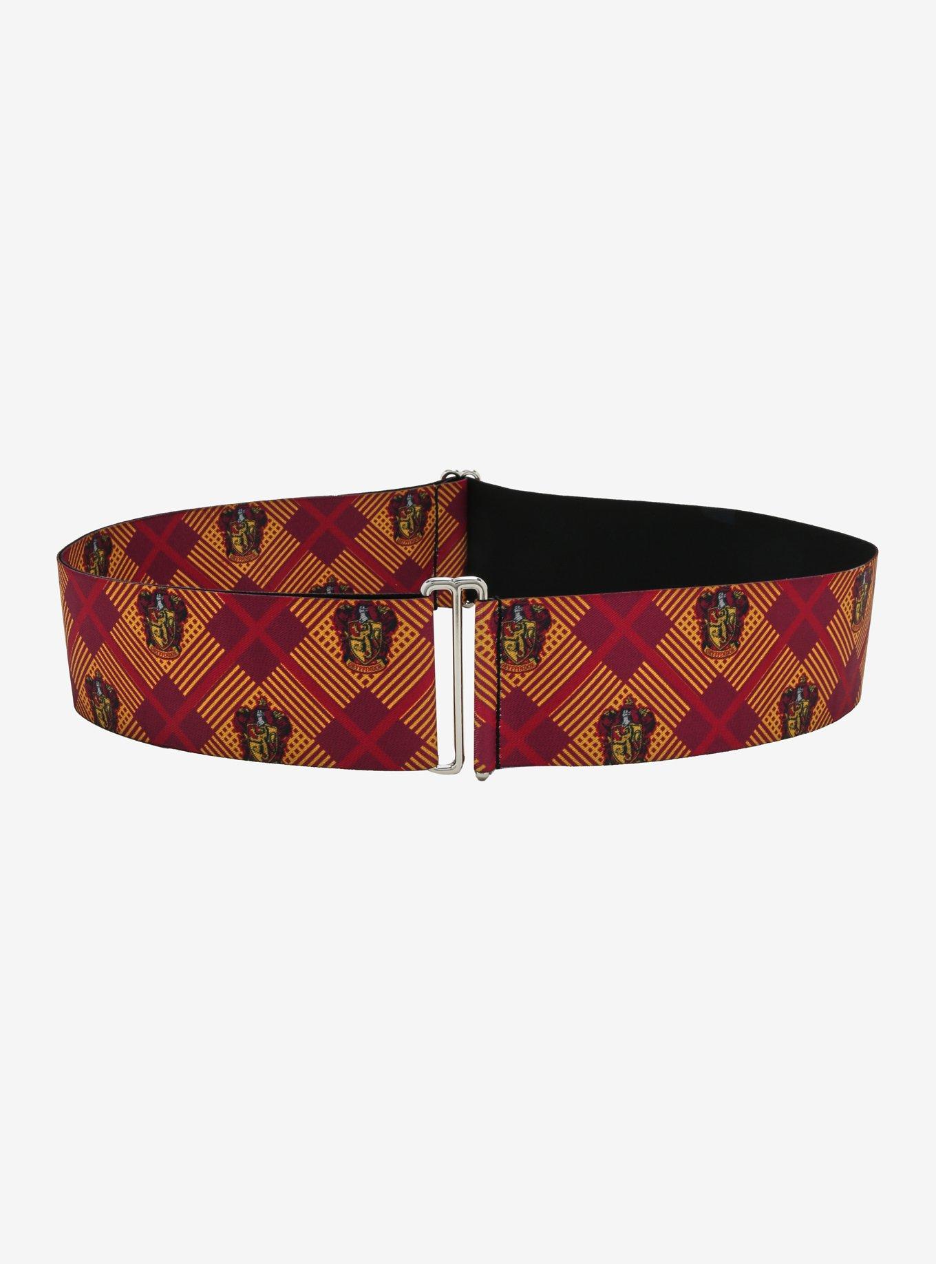 Buckle-Down Harry Potter Gryffindor Plaid Cinch Belt, MULTI, hi-res