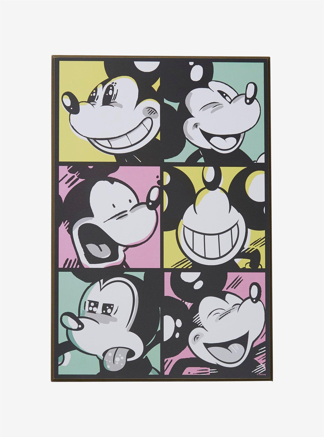 Disney Mickey Mouse Pop Art Expressions Wood Wall Art, , hi-res