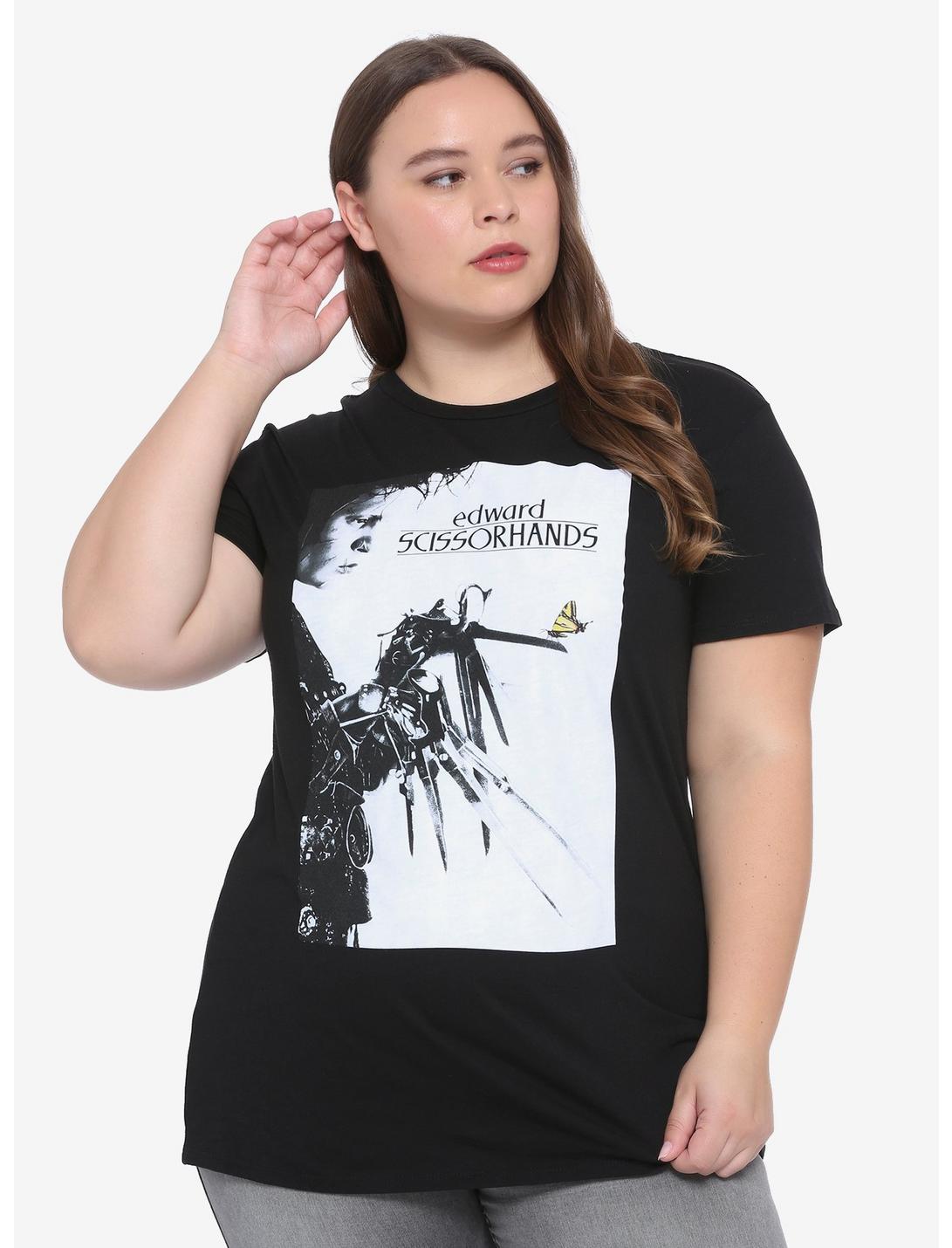 Edward Scissorhands Butterfly Poster Girls T-Shirt Plus Size, MULTI, hi-res