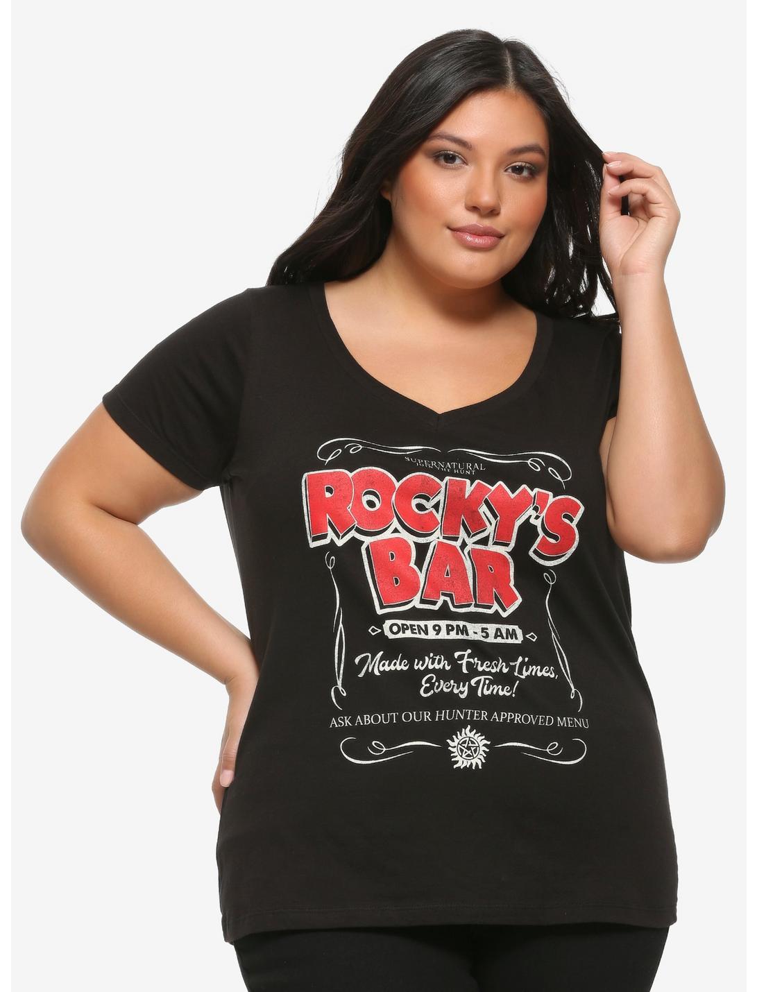 Supernatural Rocky's Bar Girls T-Shirt Plus Size, MULTI, hi-res