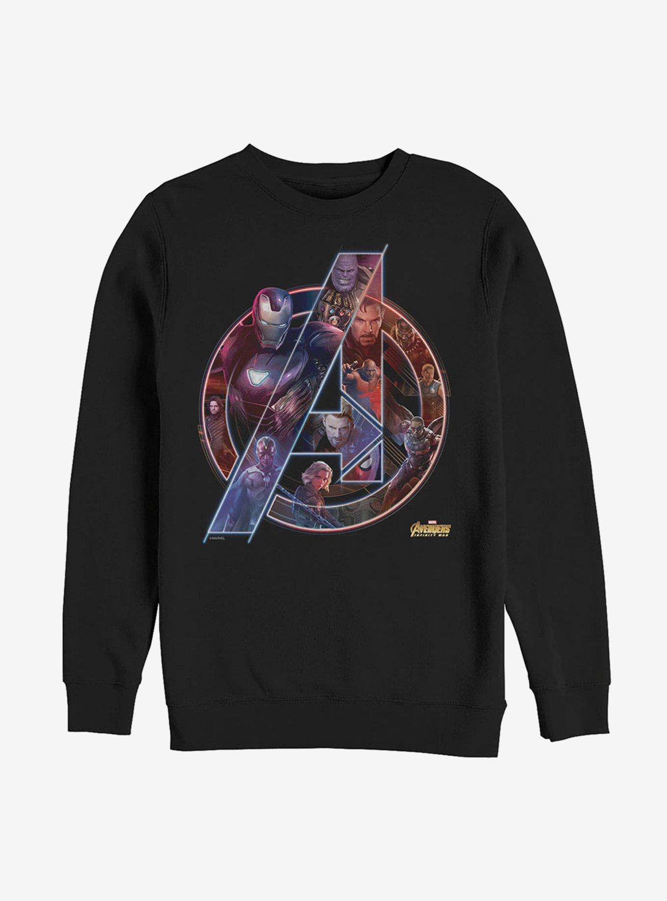 Marvel Avengers: Endgame Team Neon Sweatshirt, , hi-res