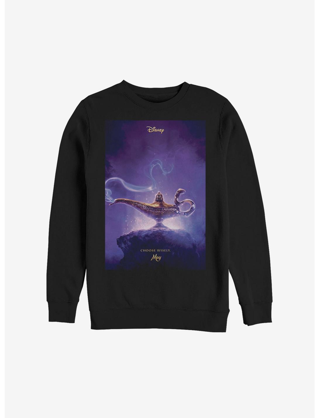 Disney Aladdin 2019 Live Action Poster Sweatshirt, BLACK, hi-res