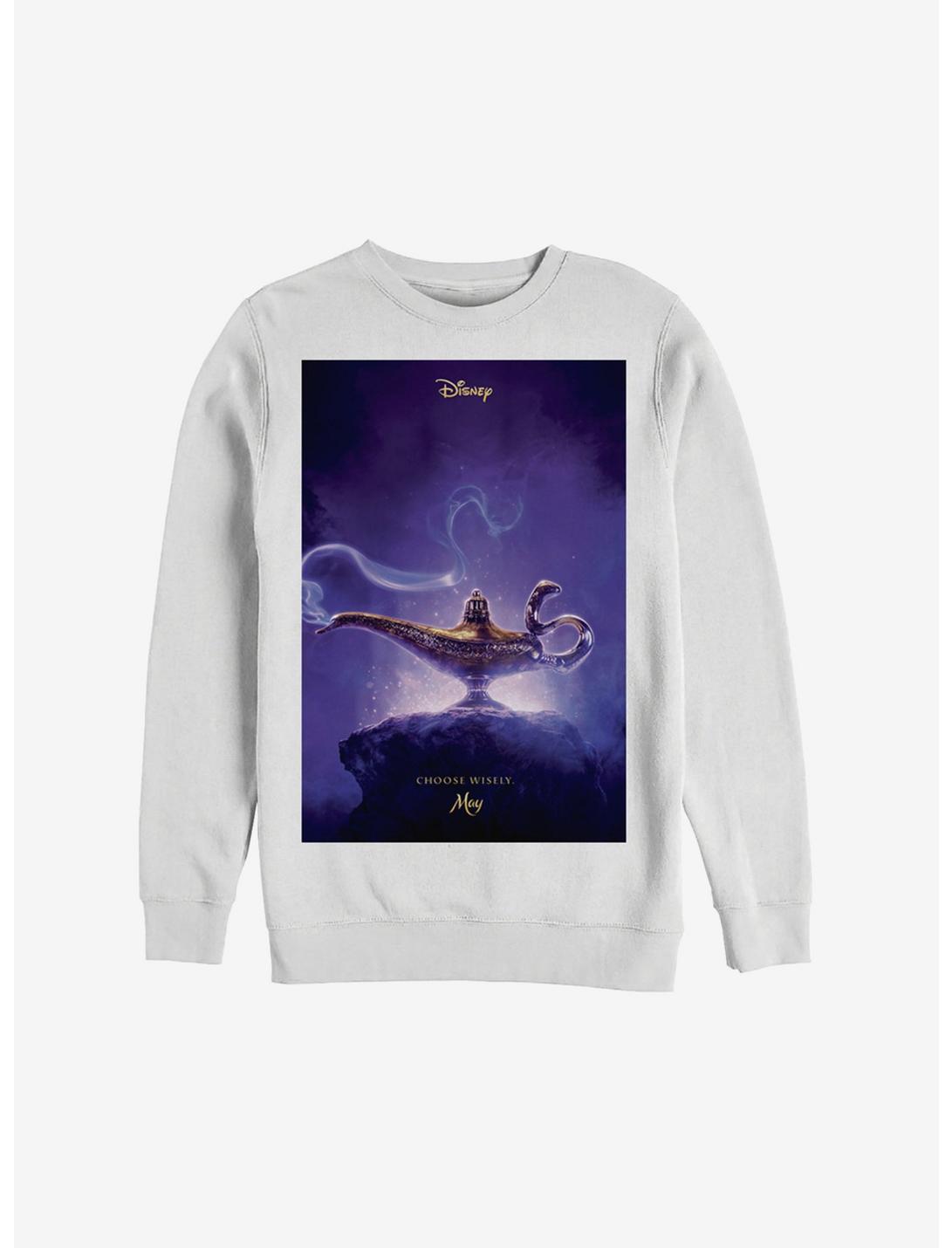 Disney Aladdin 2019 Live Action Poster Sweatshirt, WHITE, hi-res