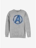 Marvel Avengers: Endgame Spray Logo Sweatshirt, ATH HTR, hi-res