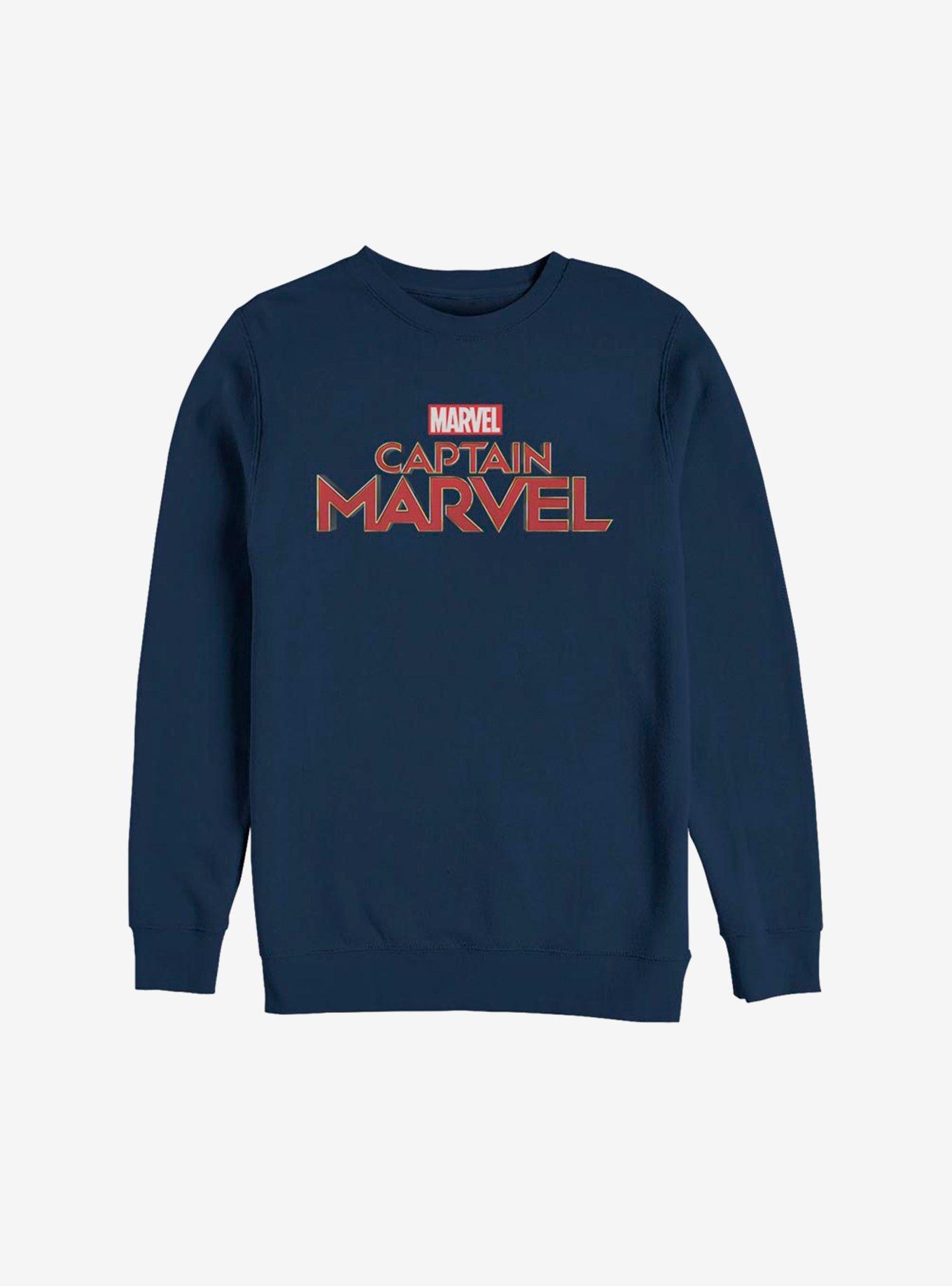 Marvel Captain Marvel Logo Sweatshirt, , hi-res