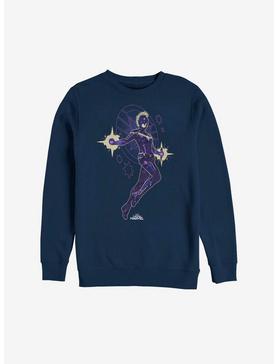 Marvel Captain Marvel Flying Star Sweatshirt, , hi-res
