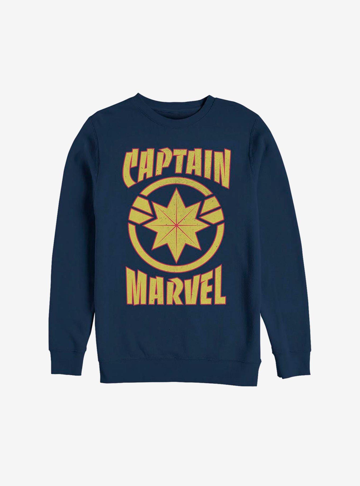 Marvel Captain Marvel Star Sweatshirt, , hi-res