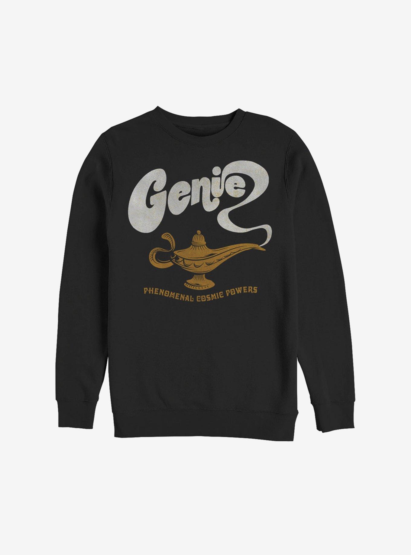 Disney Aladdin 2019 Genie Cosmic Powers Sweatshirt, BLACK, hi-res