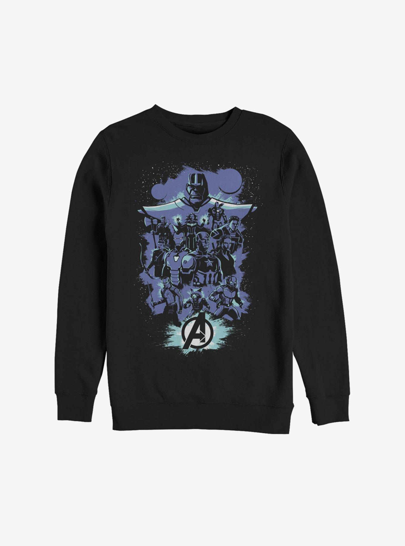 Marvel Avengers: Endgame Pop Art Sweatshirt, BLACK, hi-res