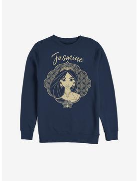 Disney Aladdin 2019 Jasmine Portrait Sweatshirt, NAVY, hi-res