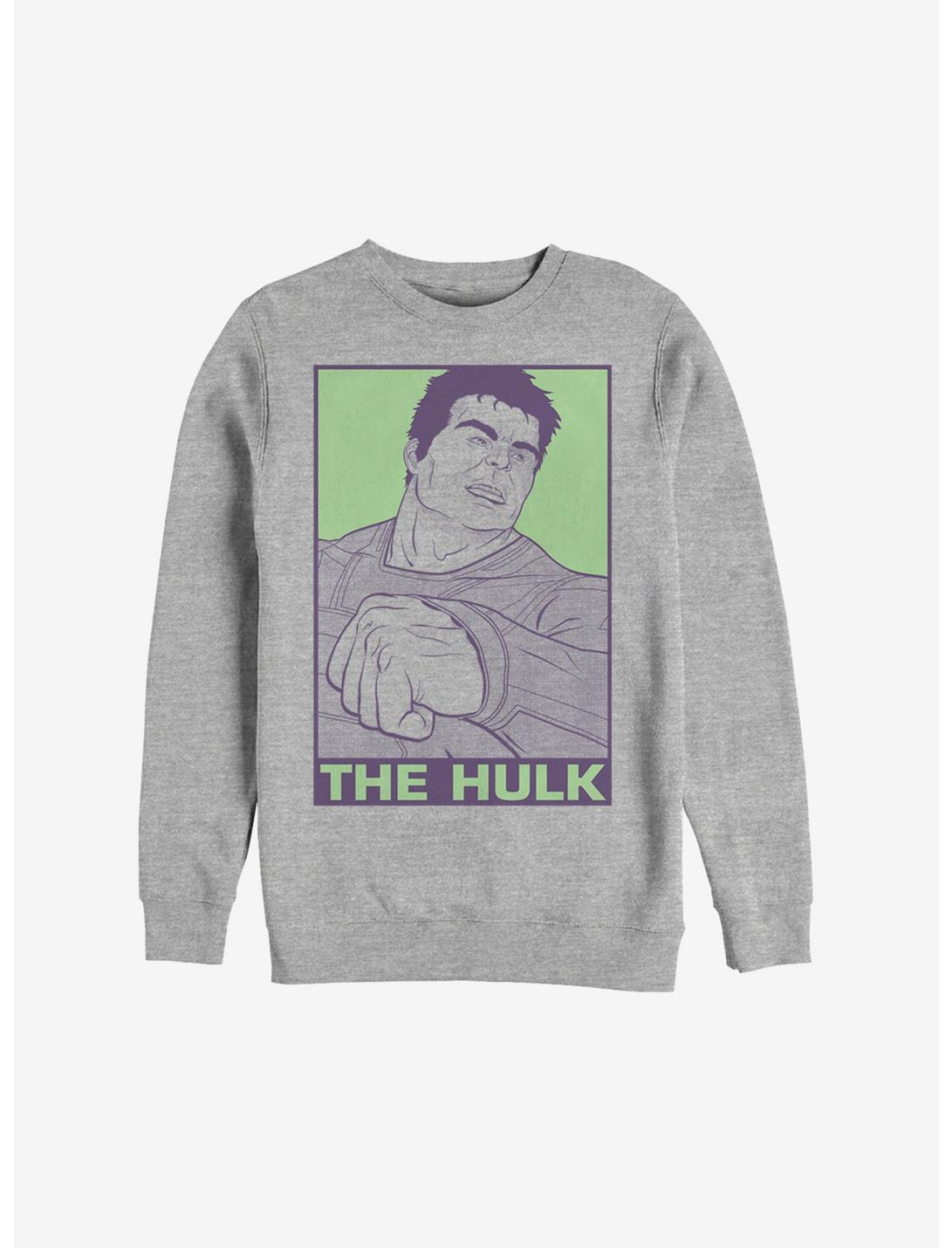 Marvel Hulk Pop Hulk Sweatshirt, ATH HTR, hi-res
