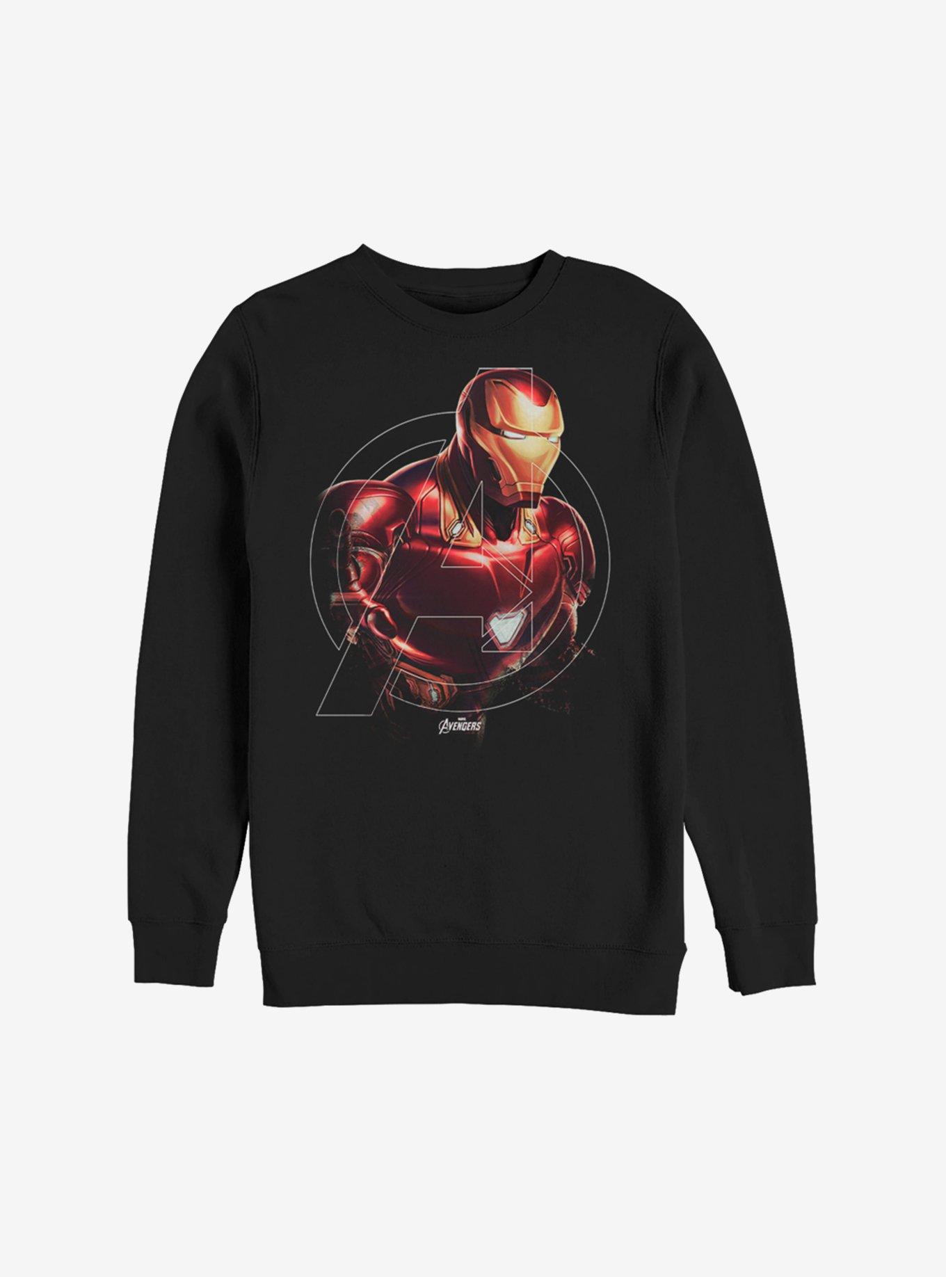 Marvel Iron Man Iron Hero Sweatshirt - BLACK | BoxLunch