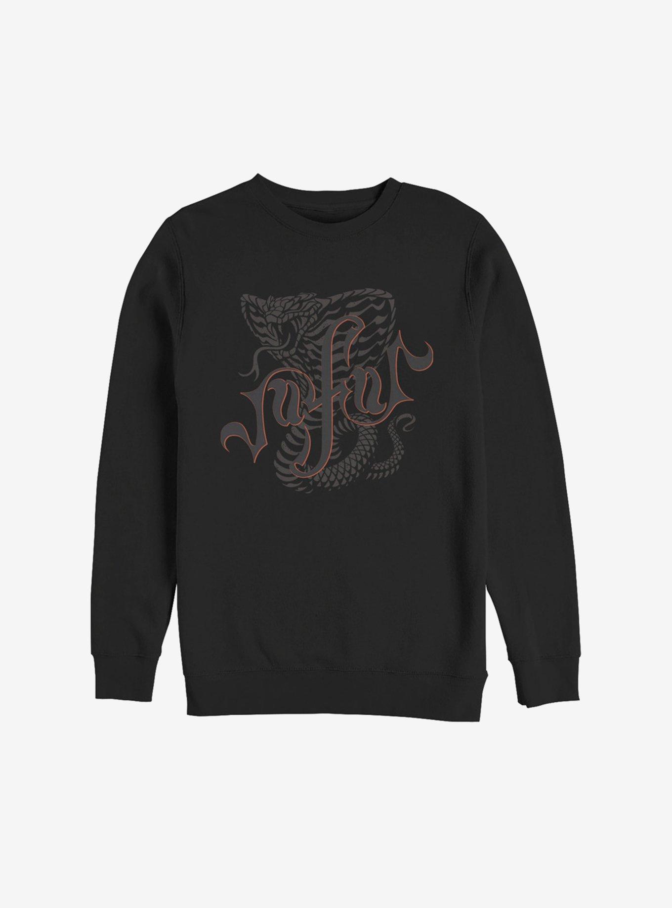 Disney Aladdin 2019 Jafar Snake-like Sweatshirt, BLACK, hi-res