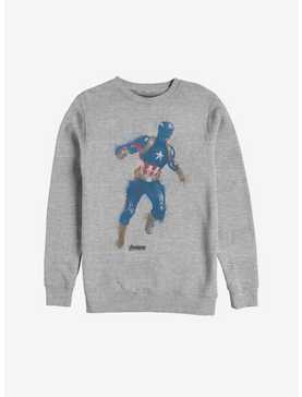 Marvel Captain America Spray Paint Sweatshirt, , hi-res