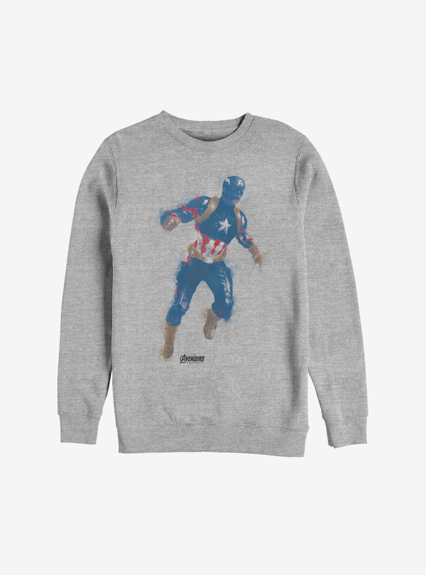 Marvel Captain America Spray Paint Sweatshirt, , hi-res
