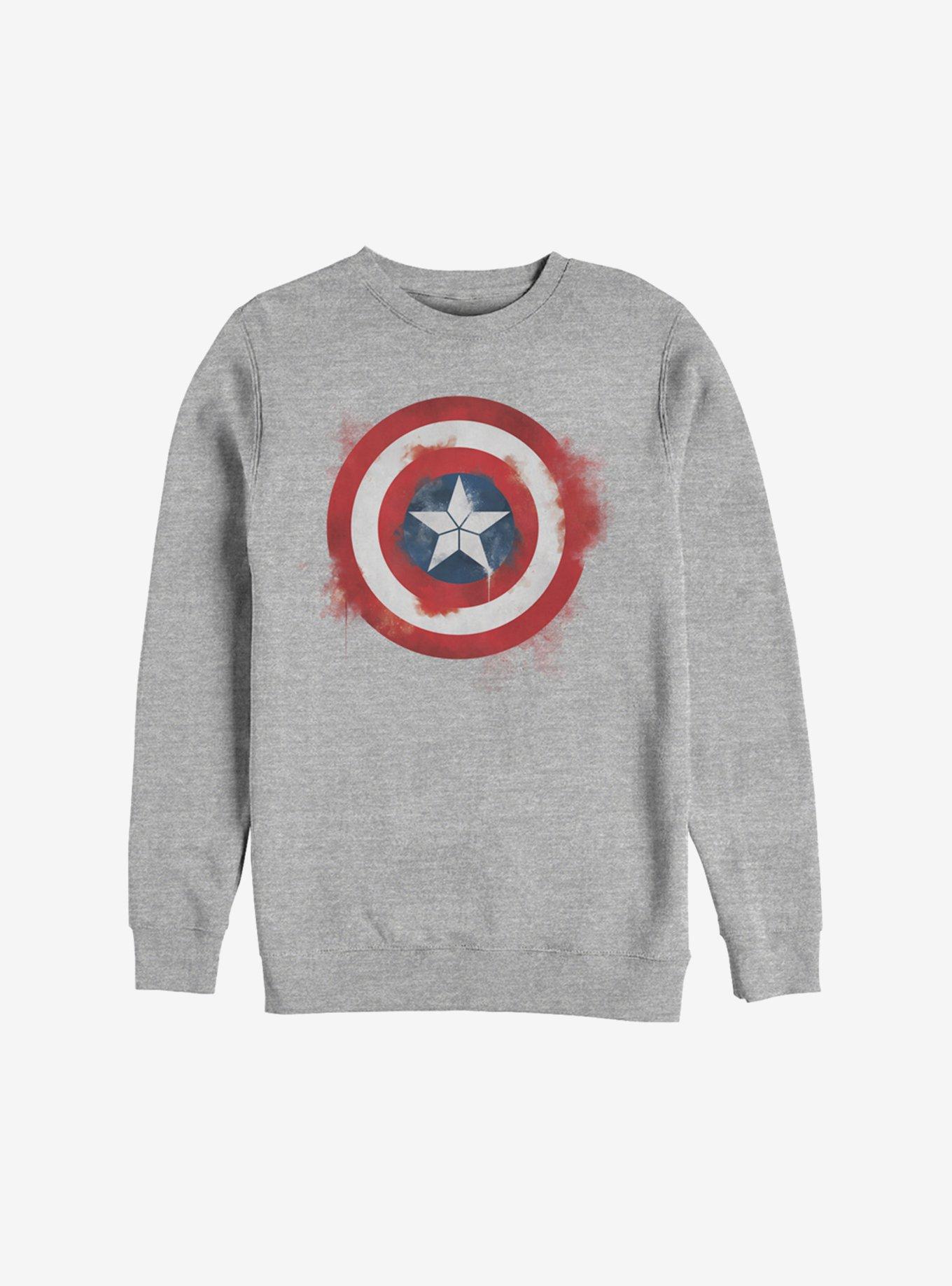 Marvel Captain America Spray Logo Sweatshirt, , hi-res