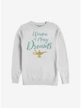 Disney Aladdin 2019 Woman Of Many Dreams Script Sweatshirt, WHITE, hi-res
