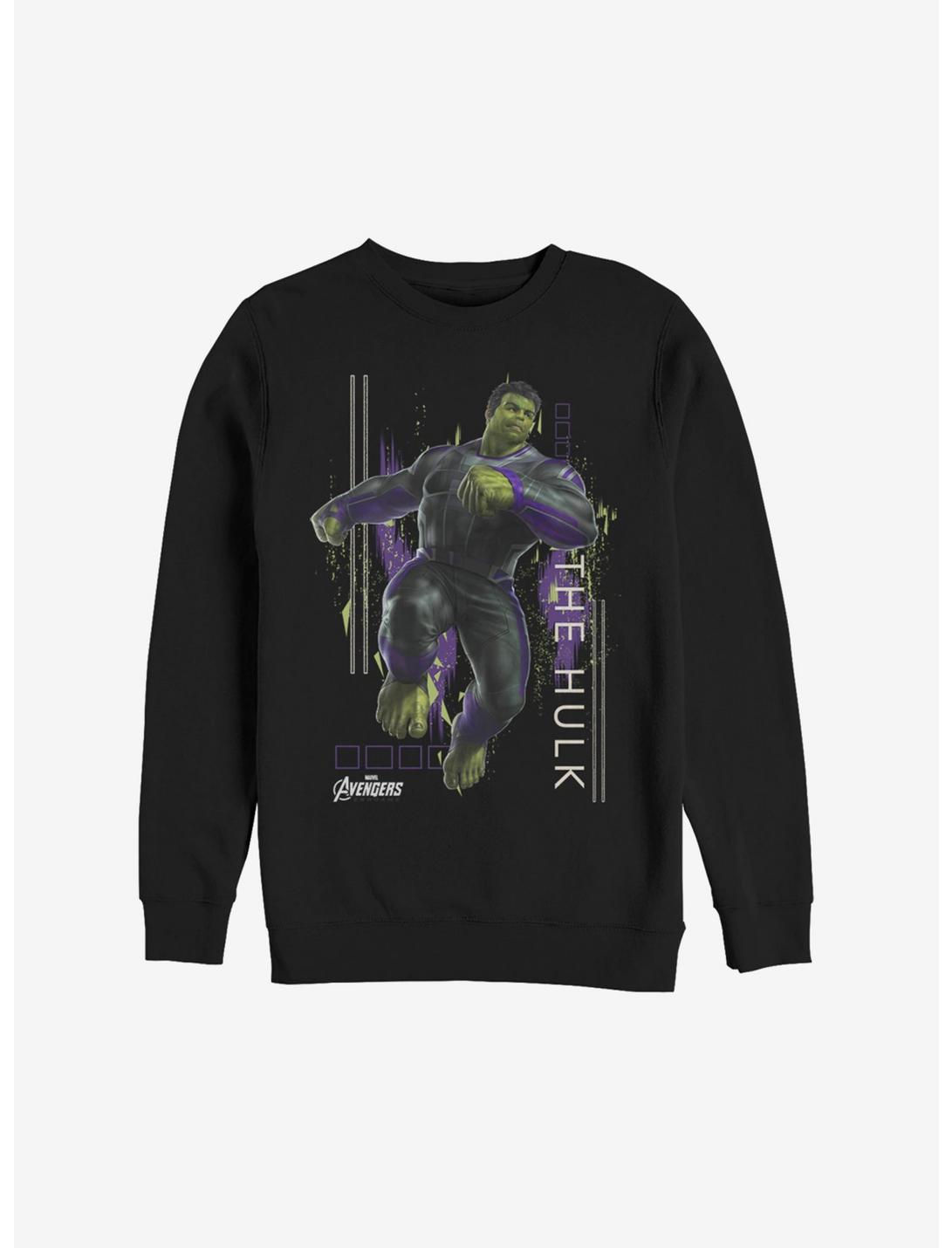 Marvel Hulk Motion Sweatshirt, BLACK, hi-res