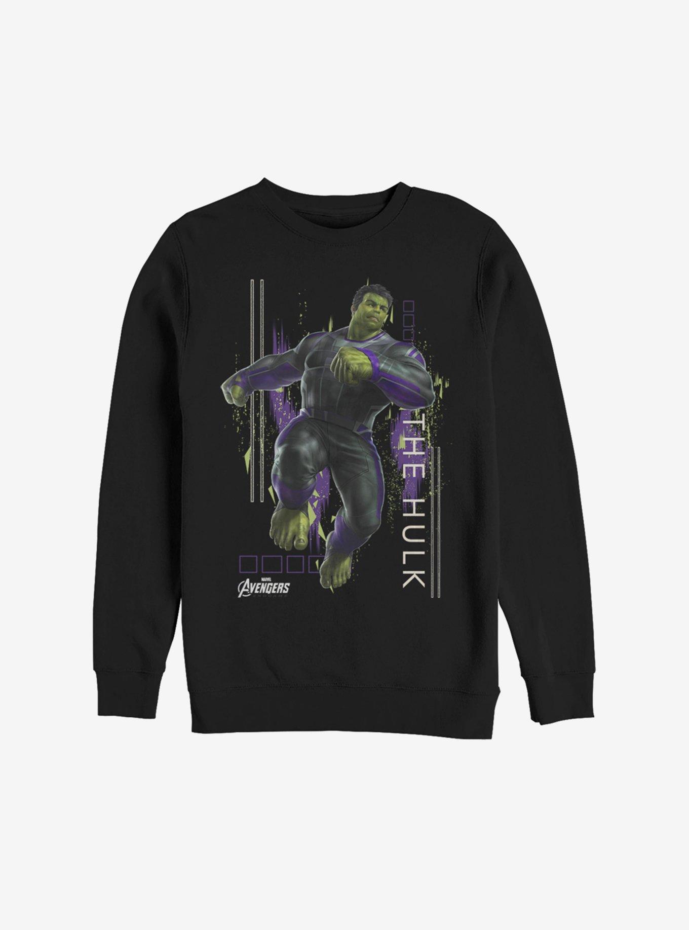 Marvel Hulk Motion Sweatshirt, BLACK, hi-res