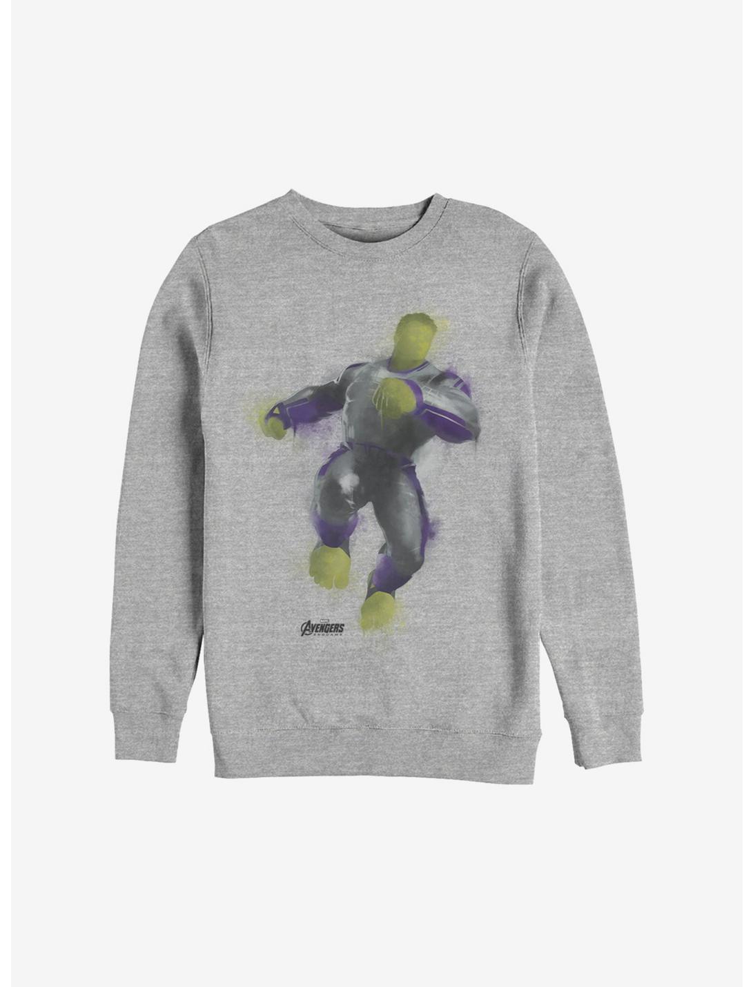 Marvel Hulk Painted Sweatshirt, ATH HTR, hi-res