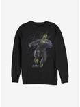 Marvel Hulk Particles Sweatshirt, BLACK, hi-res