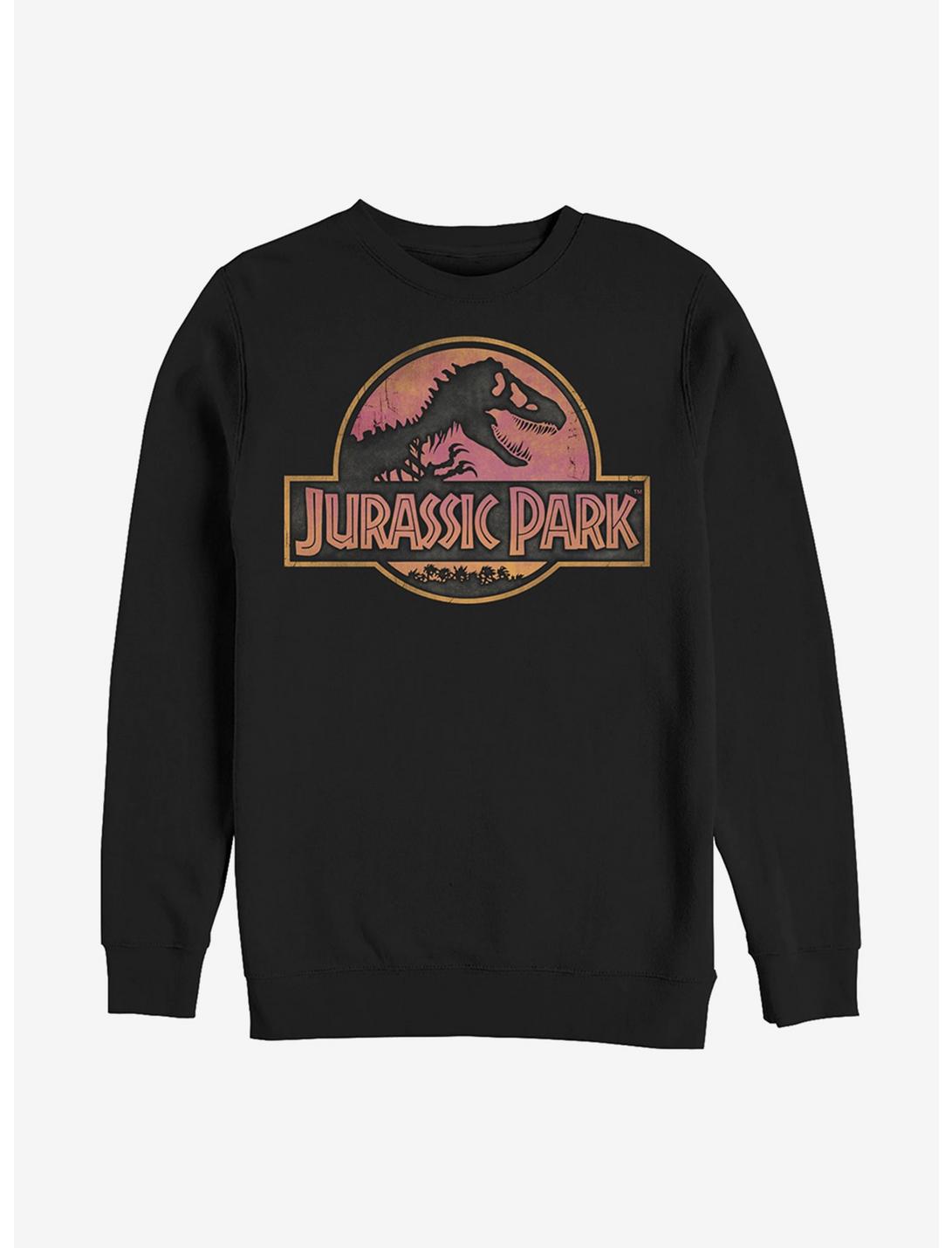 Jurassic Park Sunset Park Sweatshirt, BLACK, hi-res