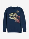 Jurassic Park Sunset Rex Sweatshirt, NAVY, hi-res