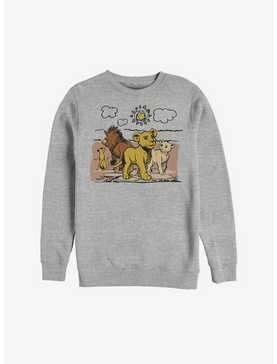 Disney The Lion King 2019 Hakuna Group Sweatshirt, , hi-res