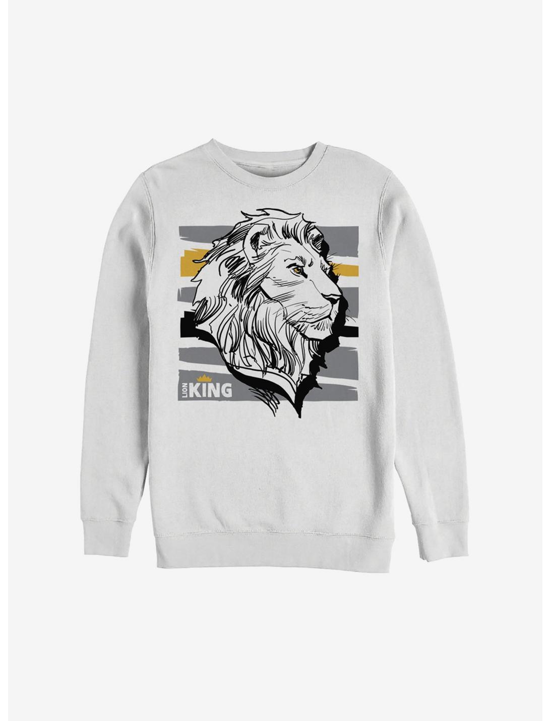 Plus Size Disney The Lion King 2019 King Sweatshirt, WHITE, hi-res