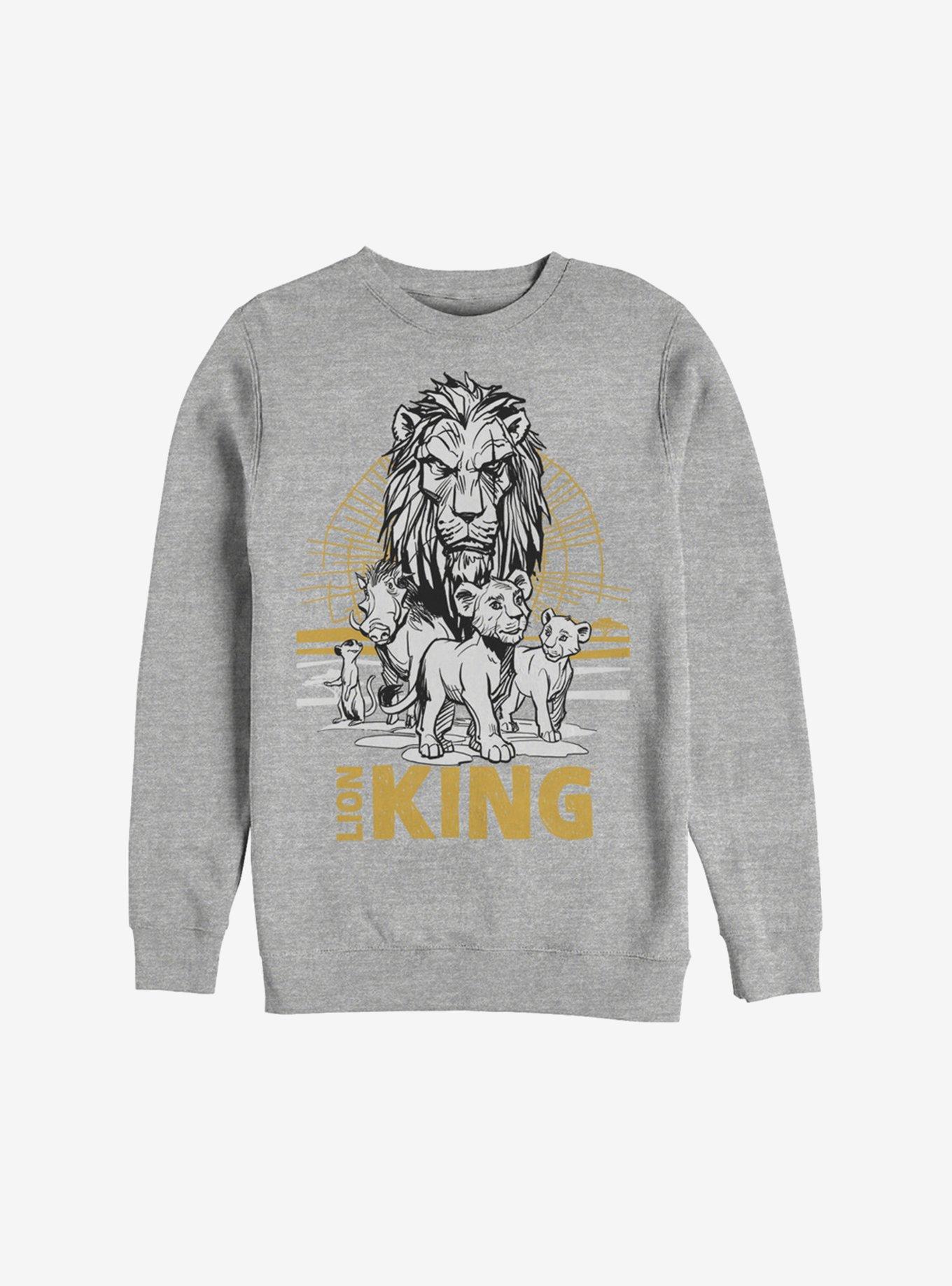 Disney The Lion King 2019 Lion King Group Sweatshirt, , hi-res