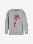 Marvel Iron Man Paint Sweatshirt, ATH HTR, hi-res