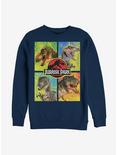 Jurassic Park Face Time Sweatshirt, NAVY, hi-res