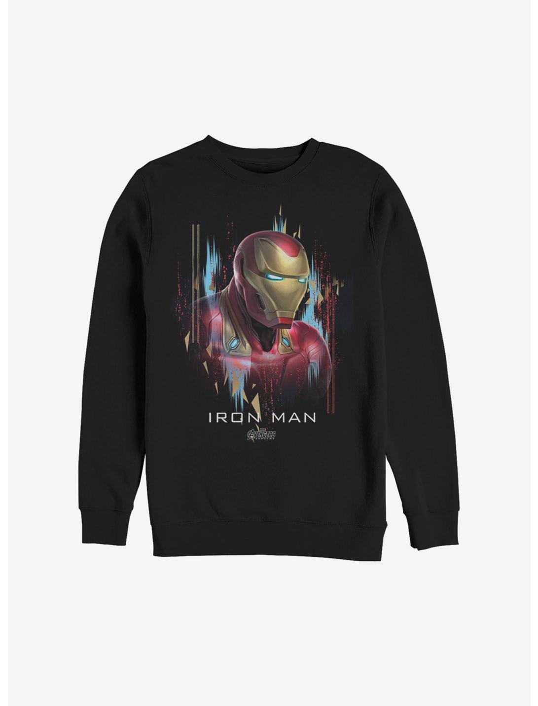 Marvel Iron Man Portrait Sweatshirt, BLACK, hi-res