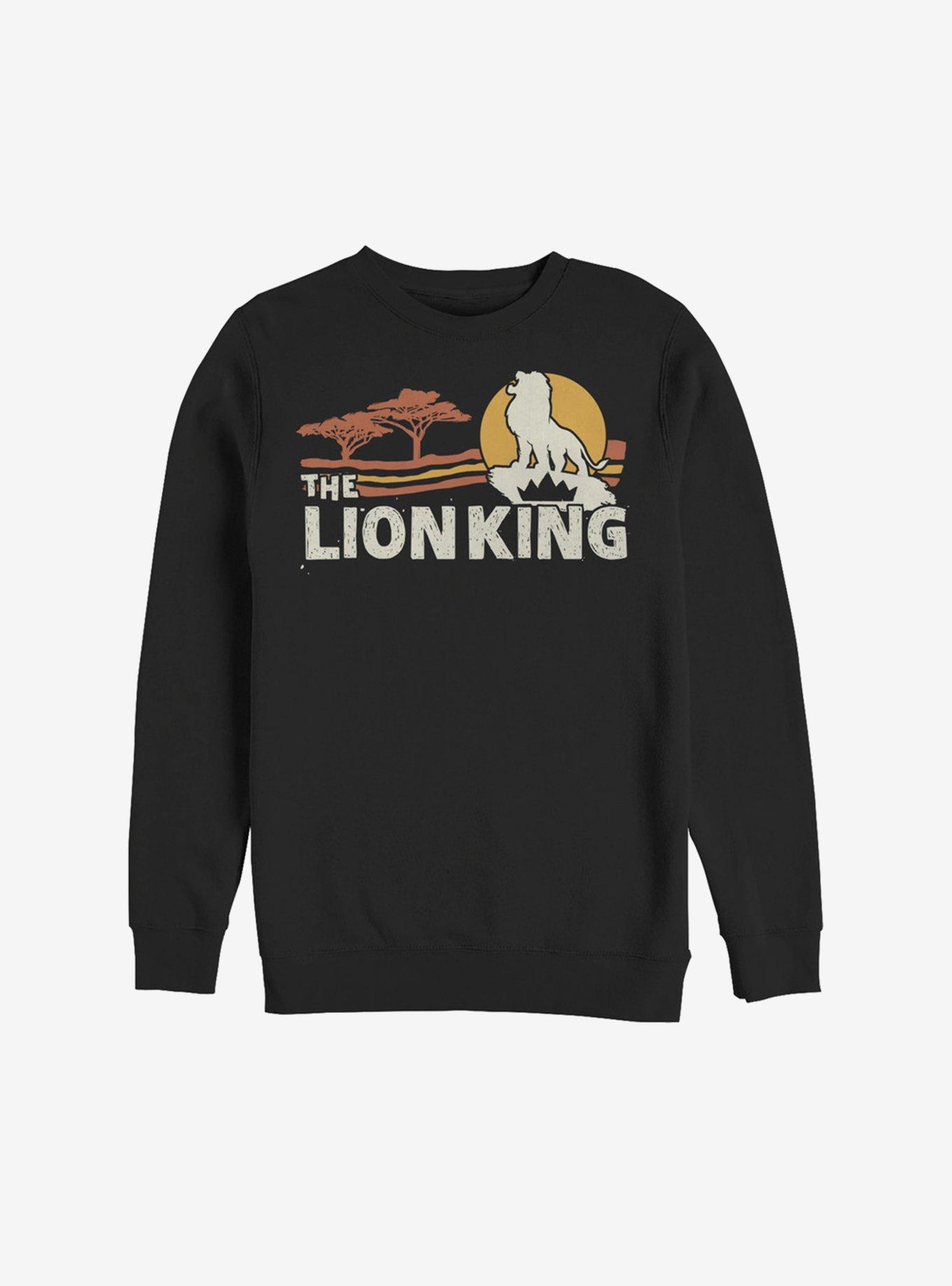 Disney The Lion King 2019 Savannah Scene Back Sweatshirt, , hi-res